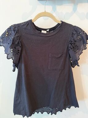 Anthropologie tee with eyelet detail’s
